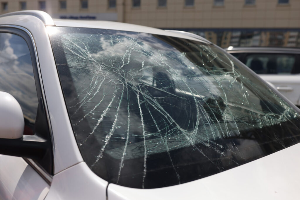 windshield damage